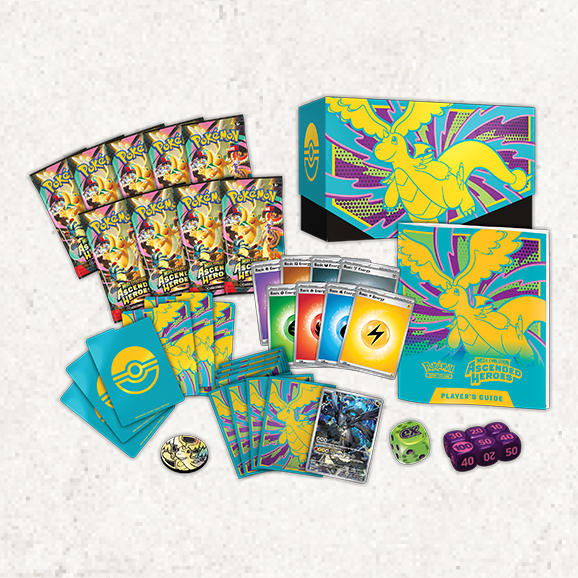 Ascended Heroes Elite Trainer Box with limited edition Sleeve