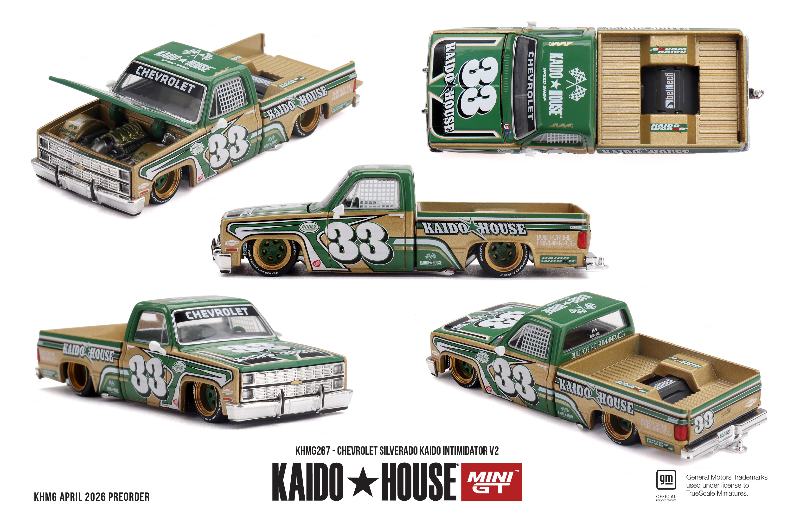 MiniGT Kaido House KHMG267 Chevrolet Silverado KAIDO Intimidator V2