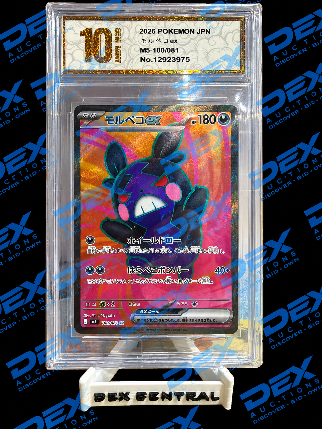 Pokemon Morpeko ex SR – Japanes Pyxis Mint 10 SLabe 